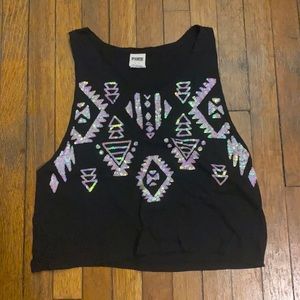 Sparkly muscle tank from VS